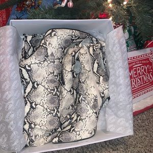 Dominique Natural Snake Boots